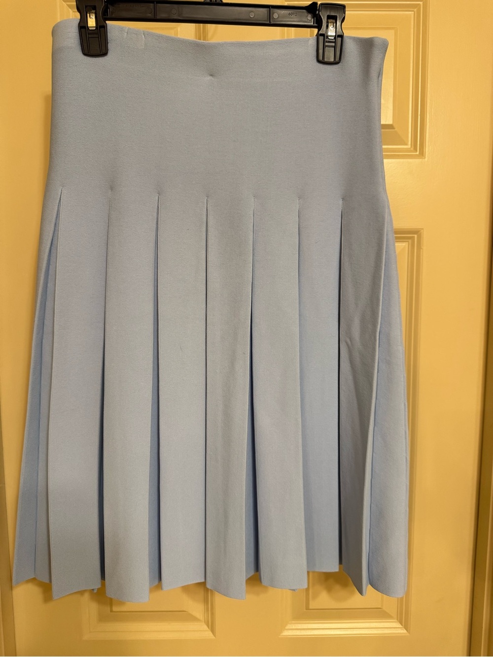 Women's Light Blue Pleated Skater Skirt